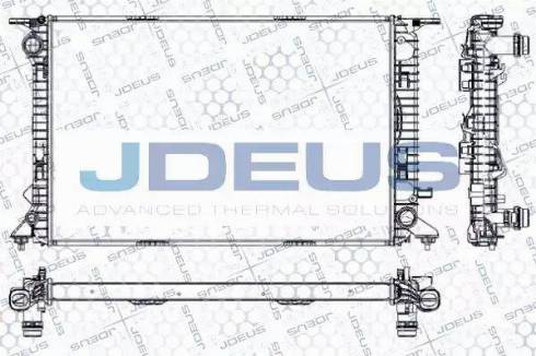 Jdeus RA0010450 - Радіатор, охолодження двигуна autozip.com.ua