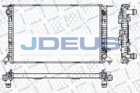 Jdeus RA0010460 - Радіатор, охолодження двигуна autozip.com.ua