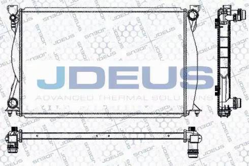 Jdeus RA0010410 - Радіатор, охолодження двигуна autozip.com.ua