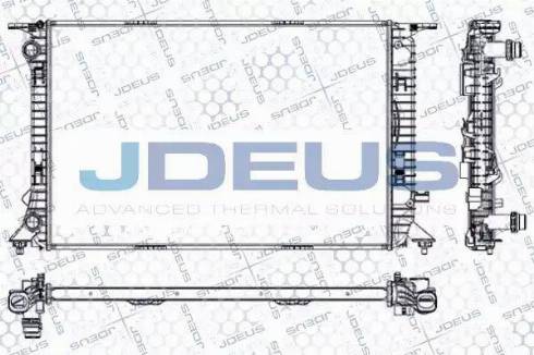 Jdeus RA0010430 - Радіатор, охолодження двигуна autozip.com.ua
