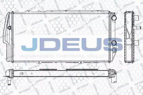 Jdeus RA0010050 - Радіатор, охолодження двигуна autozip.com.ua
