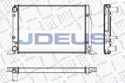 Jdeus RA0010061 - Радіатор, охолодження двигуна autozip.com.ua