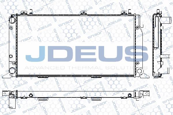 Jdeus RA0010021 - Радіатор, охолодження двигуна autozip.com.ua