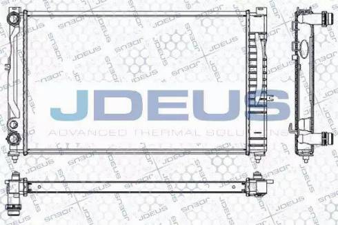 Jdeus RA0010160 - Радіатор, охолодження двигуна autozip.com.ua