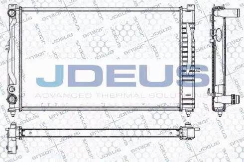 Jdeus RA0010180 - Радіатор, охолодження двигуна autozip.com.ua