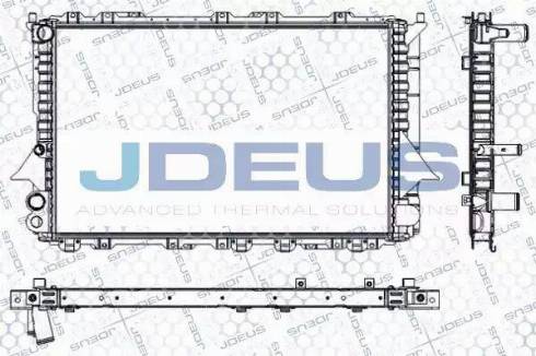 Jdeus RA0010130 - Радіатор, охолодження двигуна autozip.com.ua