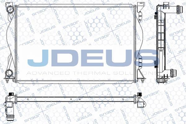 Jdeus RA0010390 - Радіатор, охолодження двигуна autozip.com.ua