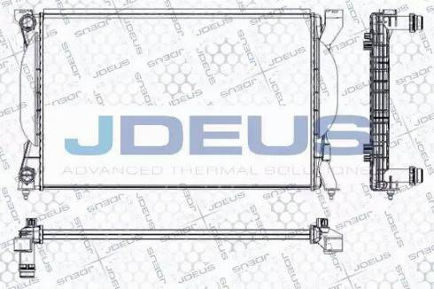 Jdeus RA0010350 - Радіатор, охолодження двигуна autozip.com.ua