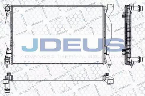 Jdeus RA0010241 - Радіатор, охолодження двигуна autozip.com.ua