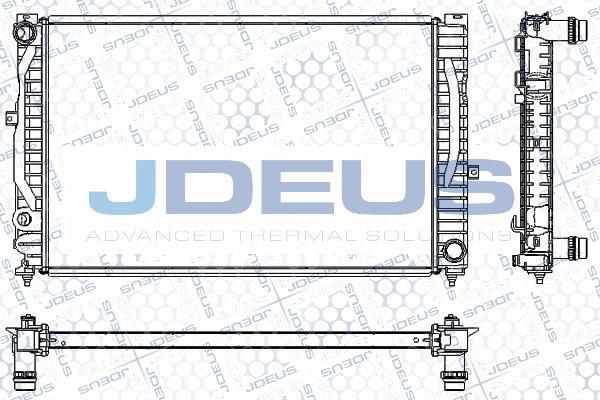 Jdeus RA0010230 - Радіатор, охолодження двигуна autozip.com.ua
