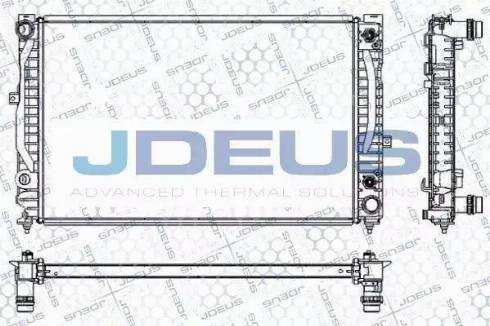 Jdeus RA0010220 - Радіатор, охолодження двигуна autozip.com.ua
