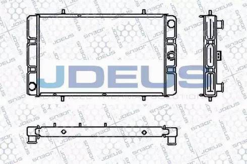 Jdeus RA0020150 - Радіатор, охолодження двигуна autozip.com.ua
