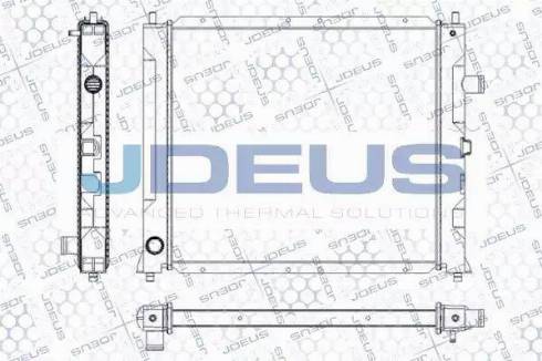 Jdeus RA0020361 - Радіатор, охолодження двигуна autozip.com.ua