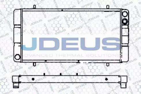Jdeus RA0020330 - Радіатор, охолодження двигуна autozip.com.ua