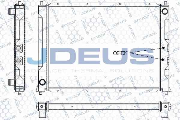 Jdeus RA0020281 - Радіатор, охолодження двигуна autozip.com.ua