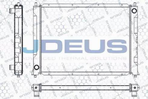 Jdeus RA0020271 - Радіатор, охолодження двигуна autozip.com.ua