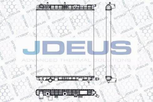 Jdeus RA0070090 - Радіатор, охолодження двигуна autozip.com.ua
