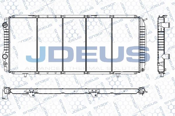 Jdeus RA0070040 - Радіатор, охолодження двигуна autozip.com.ua