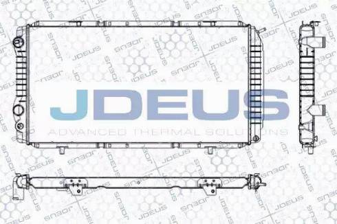 Jdeus RA0070059 - Радіатор, охолодження двигуна autozip.com.ua