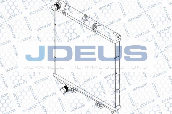 Jdeus RA0070191 - Радіатор, охолодження двигуна autozip.com.ua