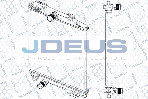 Jdeus RA0070150 - Радіатор, охолодження двигуна autozip.com.ua