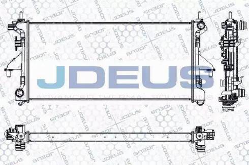 Jdeus RA0070240 - Радіатор, охолодження двигуна autozip.com.ua