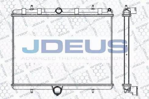 Jdeus RA0070260 - Радіатор, охолодження двигуна autozip.com.ua