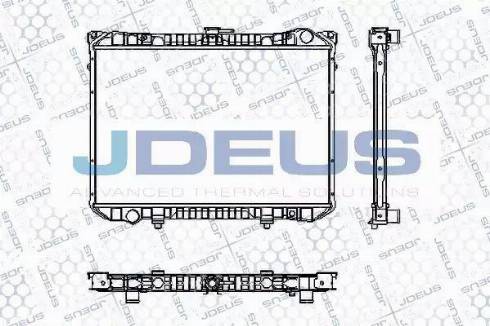 Jdeus RA0190160 - Радіатор, охолодження двигуна autozip.com.ua