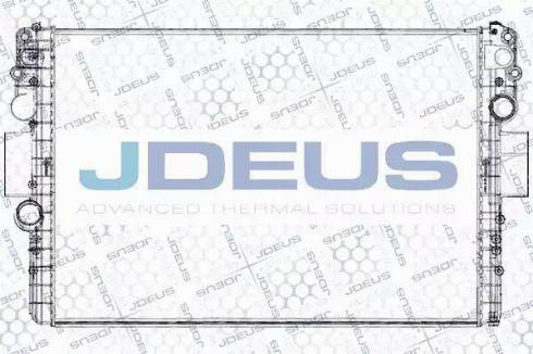 Jdeus RA0140040 - Радіатор, охолодження двигуна autozip.com.ua