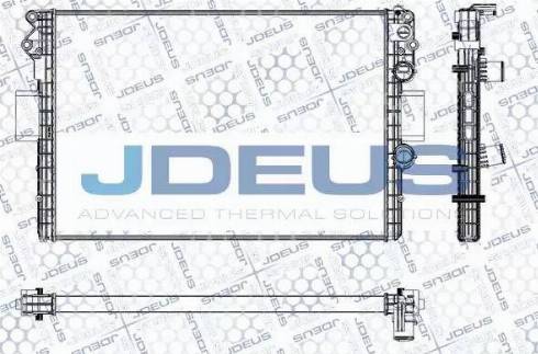 Jdeus RA0140011 - Радіатор, охолодження двигуна autozip.com.ua
