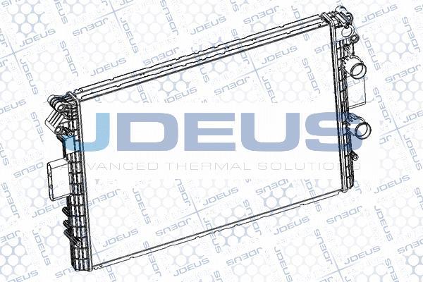 Jdeus RA0140021 - Радіатор, охолодження двигуна autozip.com.ua