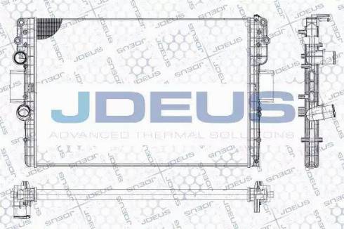 Jdeus RA0140070 - Радіатор, охолодження двигуна autozip.com.ua