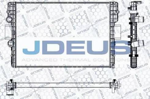Jdeus RA0140071 - Радіатор, охолодження двигуна autozip.com.ua