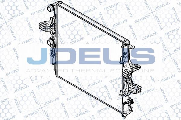Jdeus RA0140110 - Радіатор, охолодження двигуна autozip.com.ua