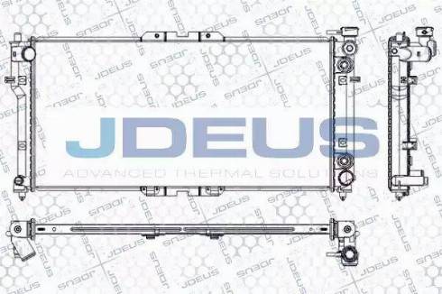 Jdeus RA0160140 - Радіатор, охолодження двигуна autozip.com.ua