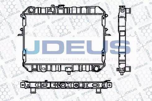 Jdeus RA0160110 - Радіатор, охолодження двигуна autozip.com.ua