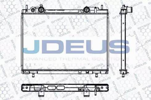 Jdeus RA0110450 - Радіатор, охолодження двигуна autozip.com.ua