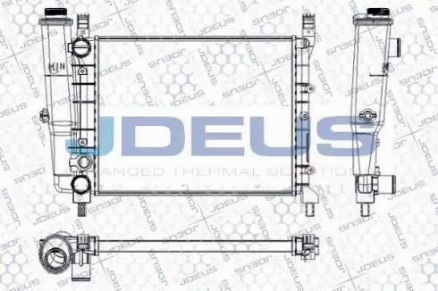 Jdeus RA0110400 - Радіатор, охолодження двигуна autozip.com.ua