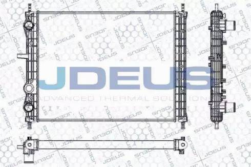 Jdeus RA0110480 - Радіатор, охолодження двигуна autozip.com.ua