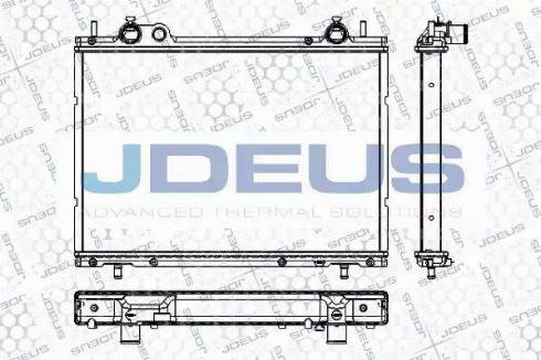 Jdeus RA0110510 - Радіатор, охолодження двигуна autozip.com.ua