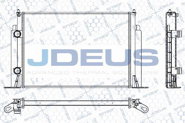 Jdeus RA0110861 - Радіатор, охолодження двигуна autozip.com.ua