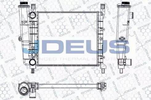 Jdeus RA0110390 - Радіатор, охолодження двигуна autozip.com.ua