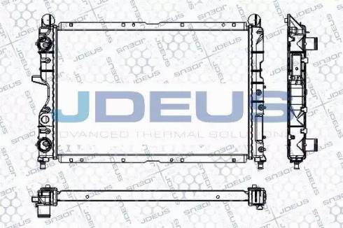 Jdeus RA0110240 - Радіатор, охолодження двигуна autozip.com.ua