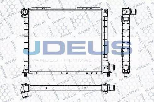 Jdeus RA0110260 - Радіатор, охолодження двигуна autozip.com.ua