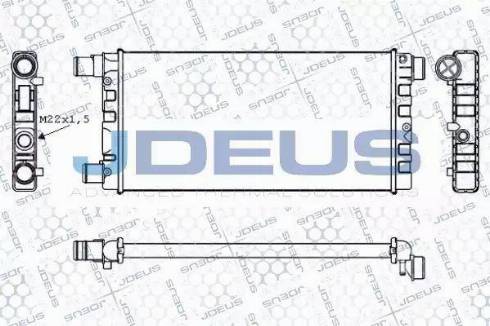Jdeus RA0110211 - Радіатор, охолодження двигуна autozip.com.ua