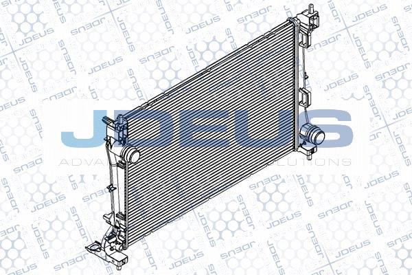 Jdeus RA0111430 - Радіатор, охолодження двигуна autozip.com.ua