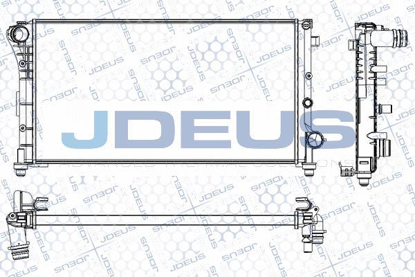 Jdeus RA0111050 - Радіатор, охолодження двигуна autozip.com.ua