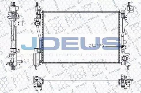 Jdeus RA0111190 - Радіатор, охолодження двигуна autozip.com.ua
