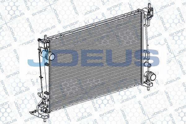 Jdeus RA0111160 - Радіатор, охолодження двигуна autozip.com.ua