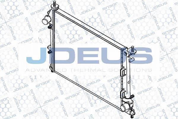 Jdeus RA0111180 - Радіатор, охолодження двигуна autozip.com.ua